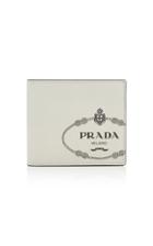 Prada Logo-printed Textured-leather Wallet