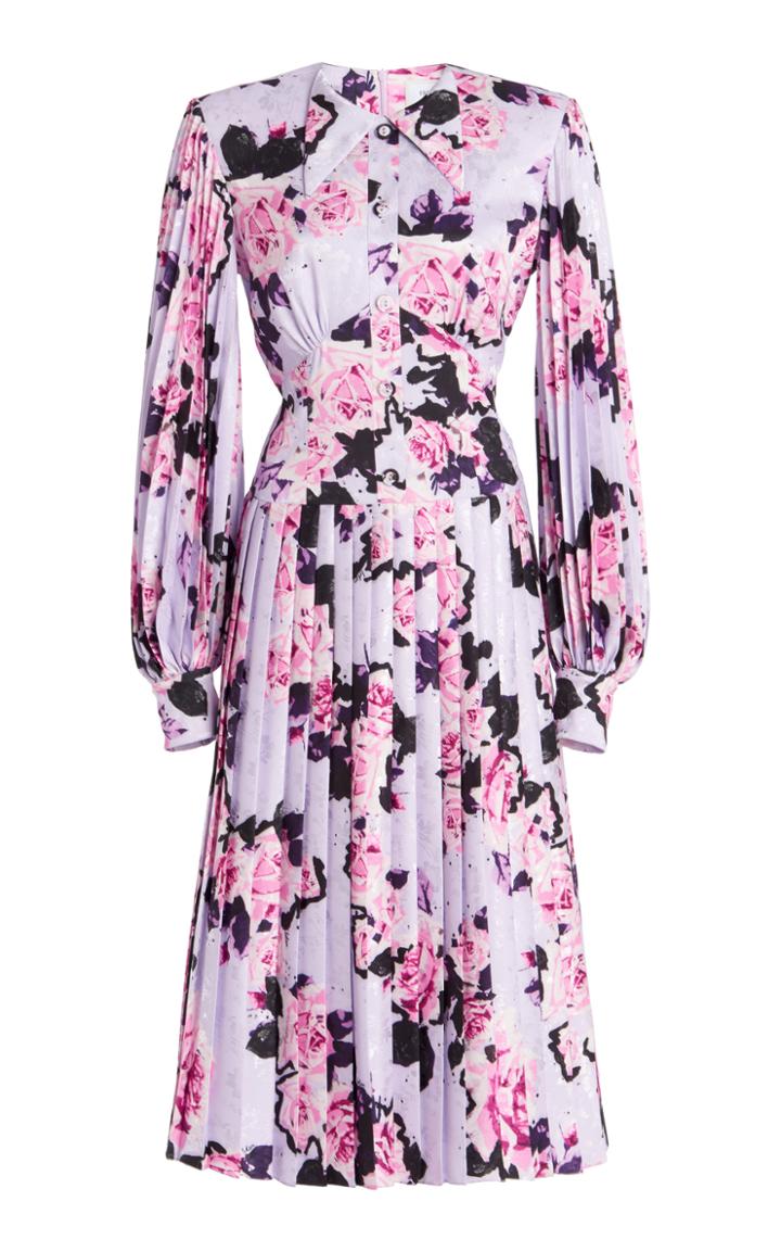 Moda Operandi Erdem Venner Floral Midi Dress