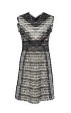 Giambattista Valli Sleeveless Cotton Tweed Mini Dress