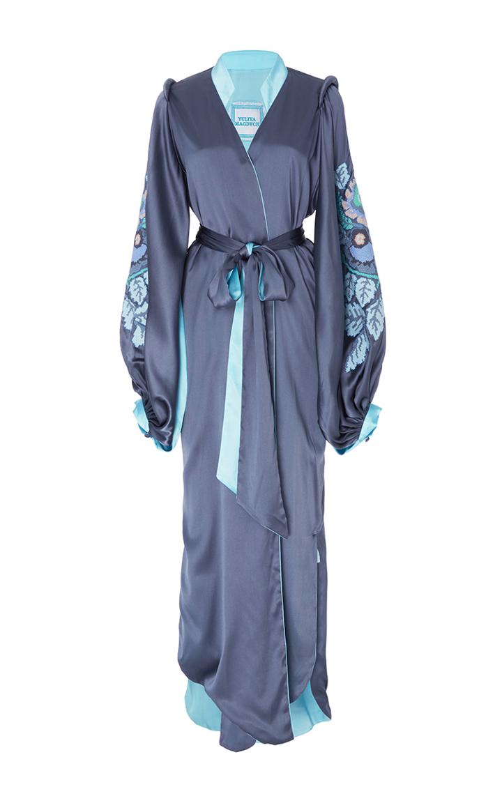 Yuliya Magdych Huge Edentree Crepe Silk Dress