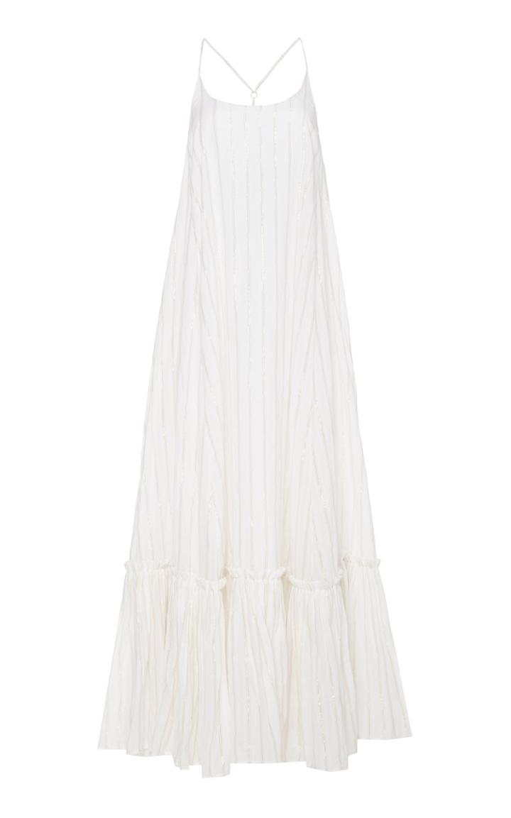 Bird & Knoll Karolina Cotton-blend Maxi Dress
