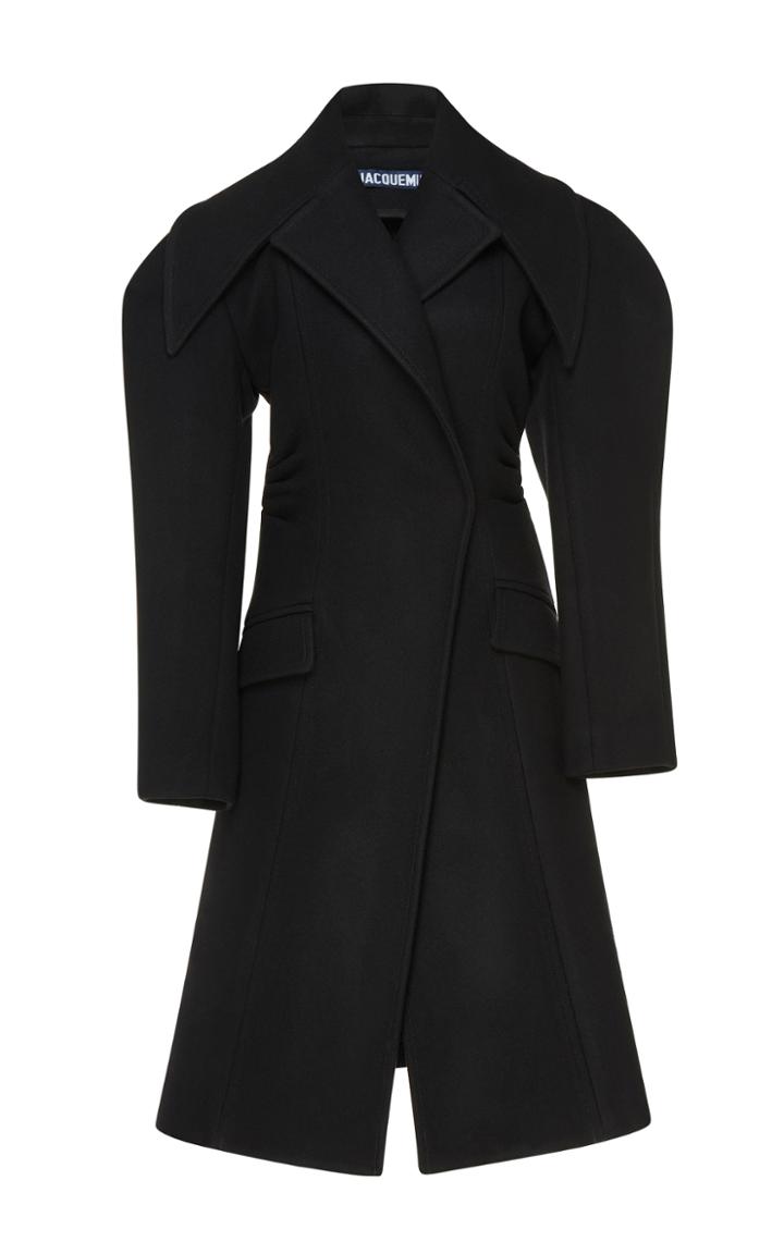 Jacquemus Puff Sleeve Oversized Coat