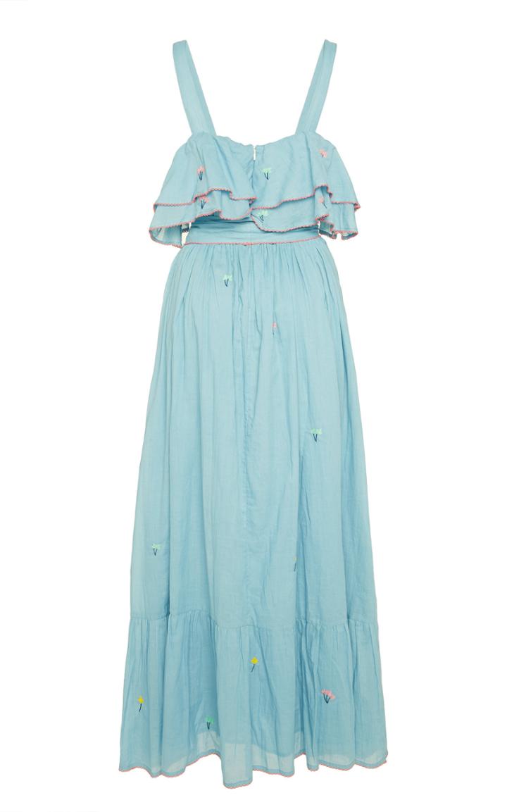 Banjanan Sintra Embroidered Cotton Maxi Dress