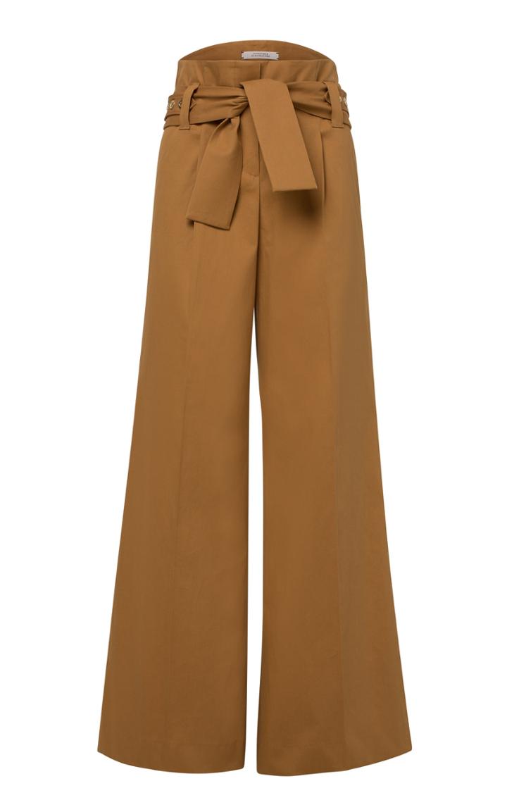 Dorothee Schumacher Sophisticated Sportswear Belted Cotton Blend Pants