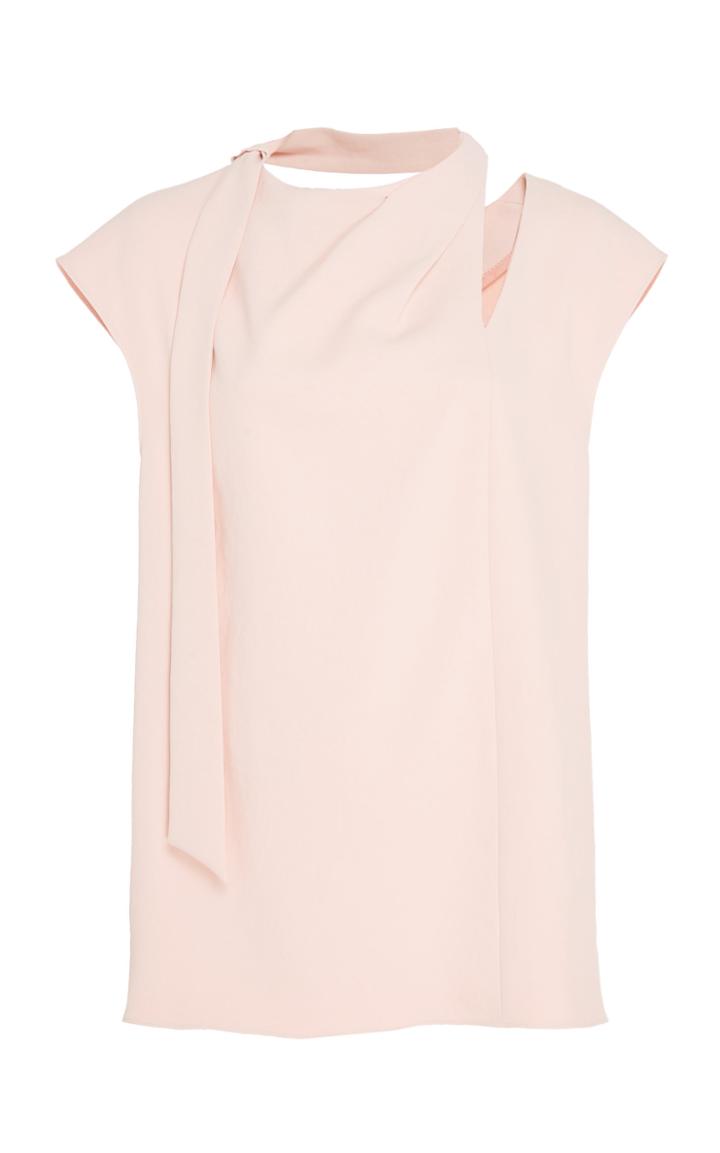 Tibi Cutout Twill Top