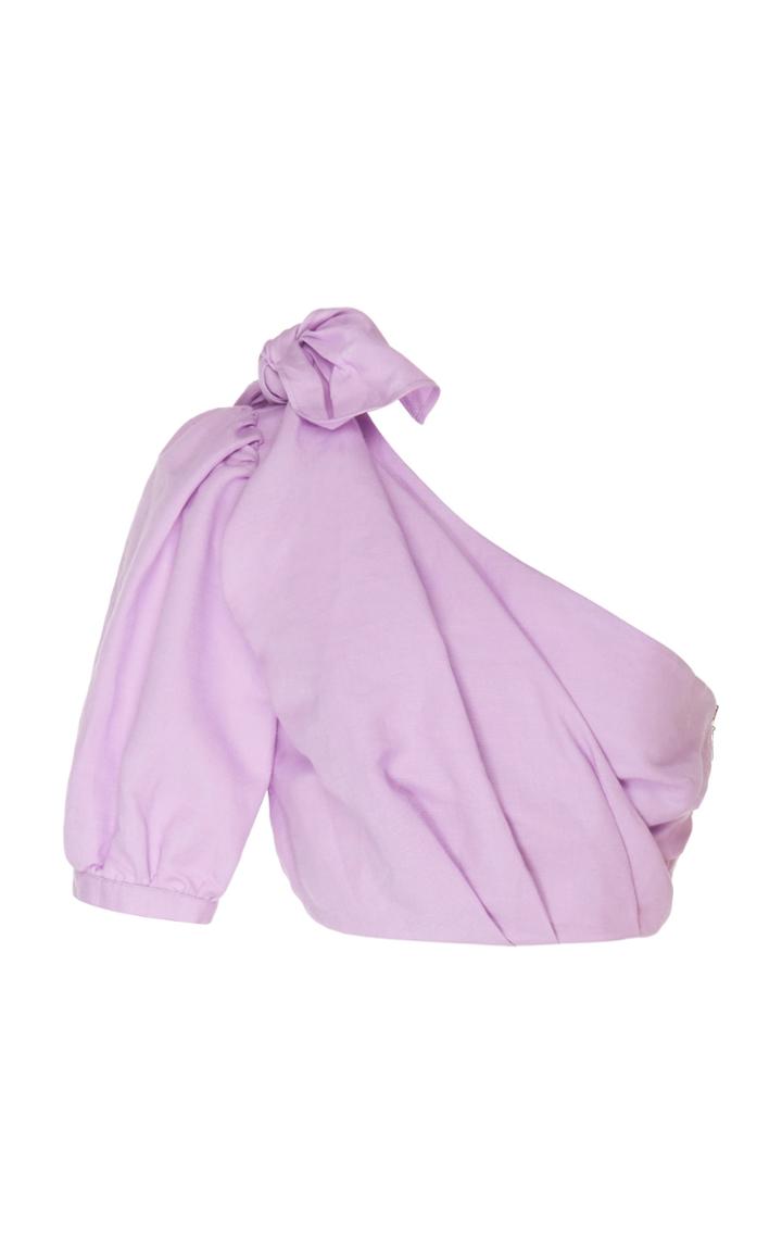 Significant Other Dahlia Linen One Shoulder Top