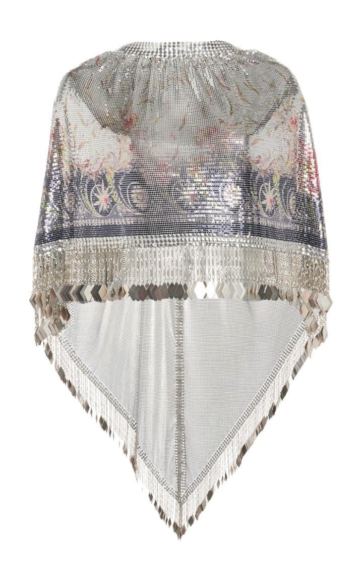 Moda Operandi Paco Rabanne Fringed Metallic Top