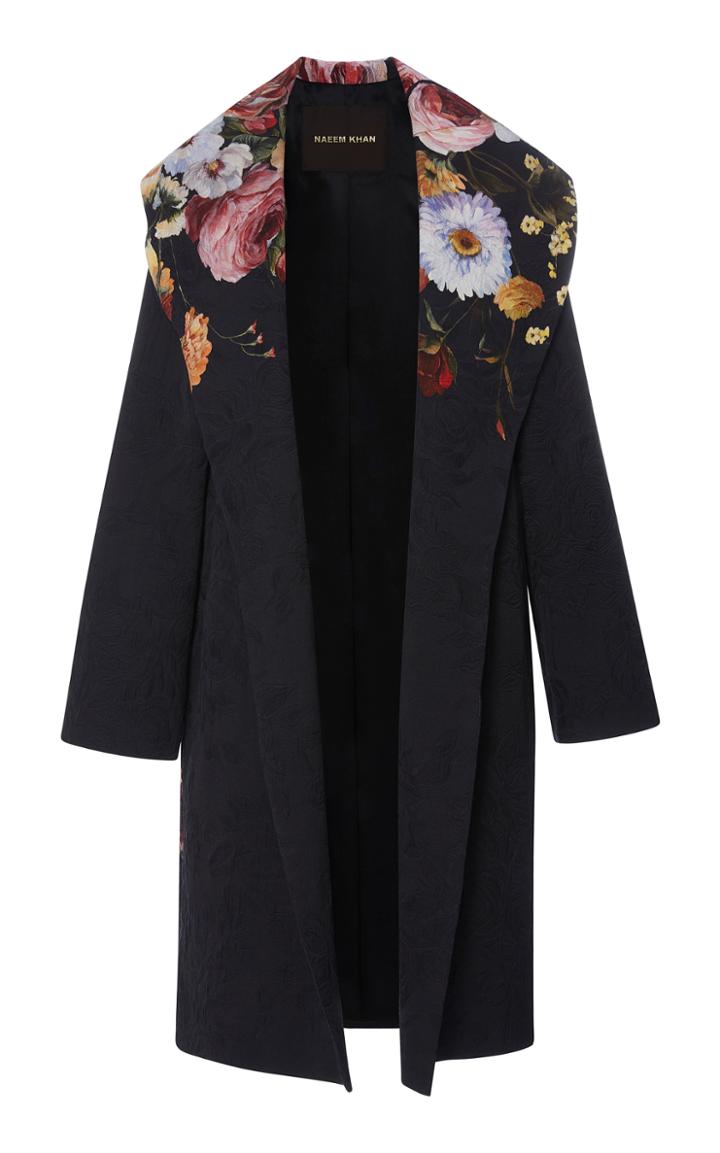 Naeem Khan Floral Coat