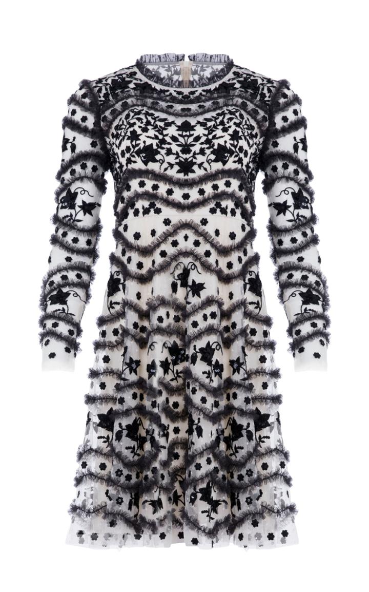 Needle & Thread Ruffle Bloom Dress Size: 6