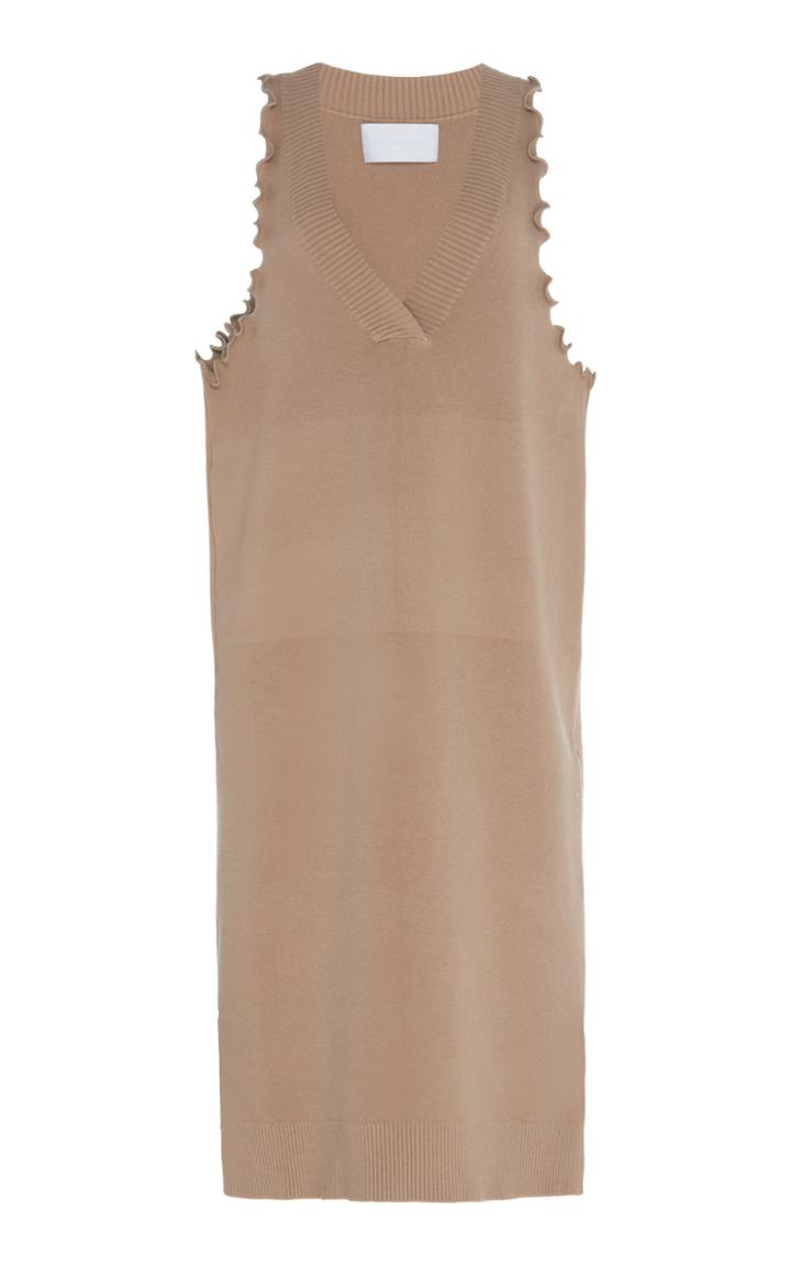 Moda Operandi Peet Dullaert V-neck Ribbed-knit Dress Size: 32