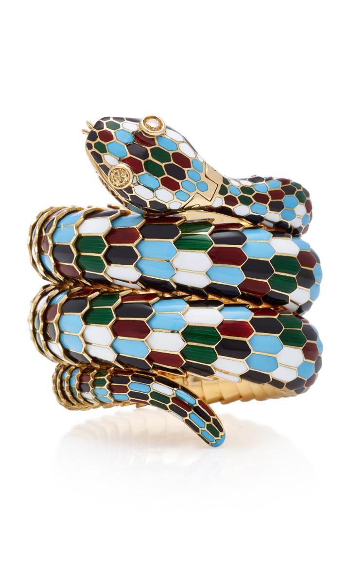 Gioia Vintage Bulgari Harlequin Serpenti Bracelet-watch