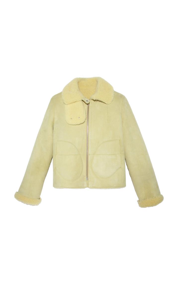 Moda Operandi Pologeorgis The Weller Shearling Jacket Size: Xs