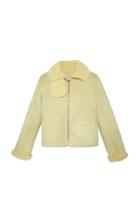 Moda Operandi Pologeorgis The Weller Shearling Jacket Size: Xs