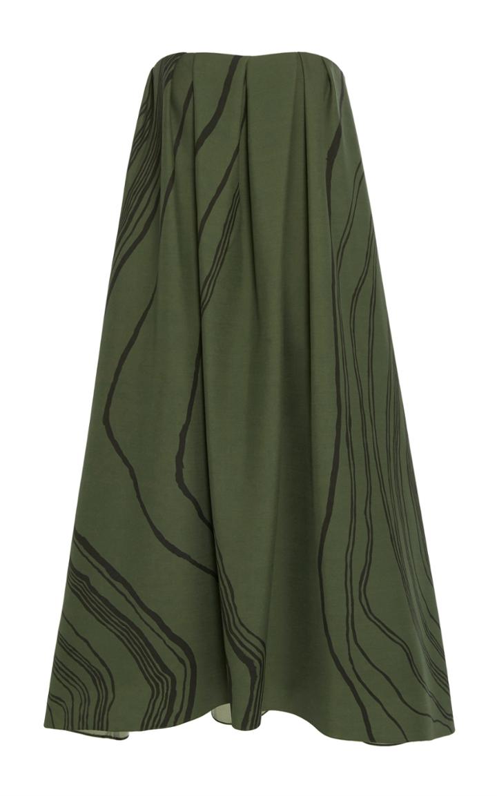 Marina Moscone Strapless Dress