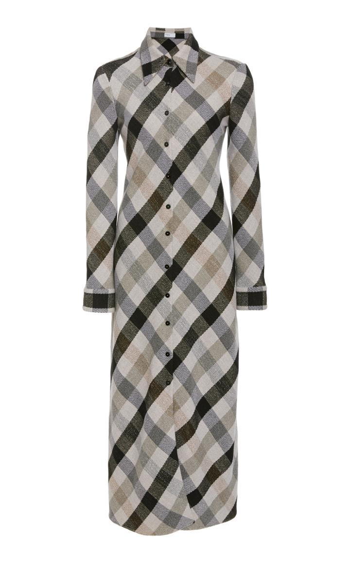 Rosetta Getty Bias Cotton Shirt Dress