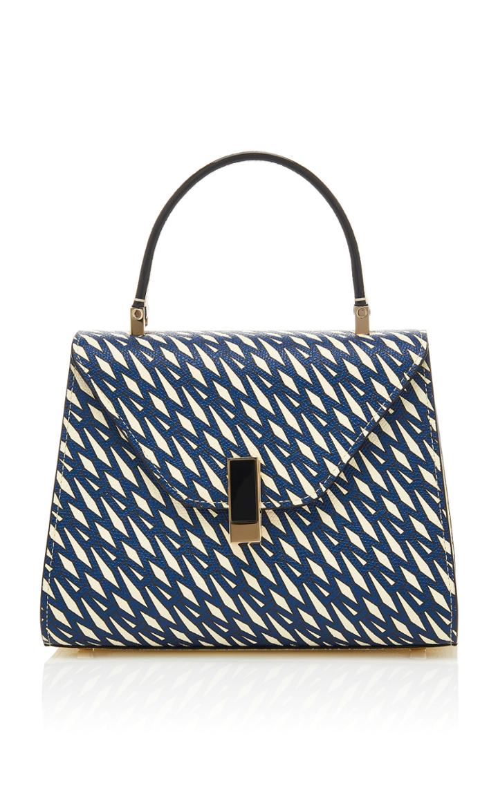 Valextra Iside Mini Printed Leather Bag