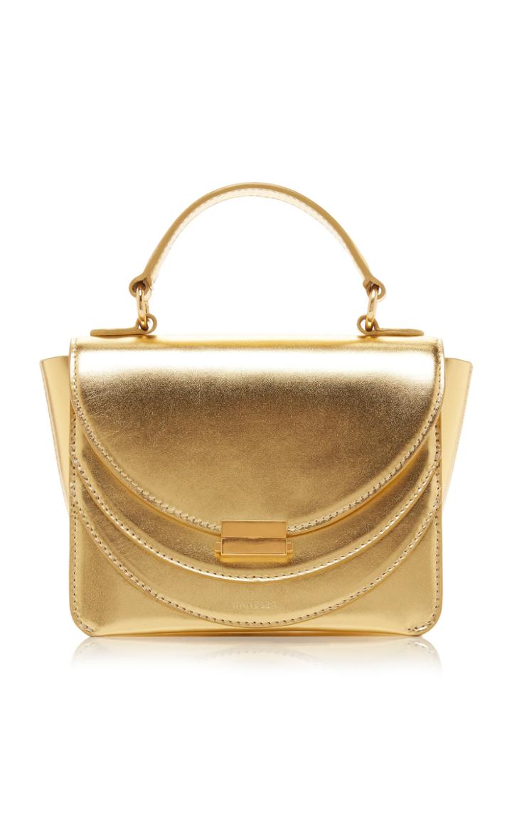 Wandler Luna Mini Metallic Leather Shoulder Bag