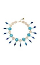 Rosantica Gold-tone Brass Turquoise Necklace