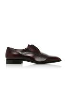 Maison Margiela Brushed Leather Lace-up Dress Shoes