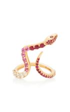 Perez Bitan 18k Gold Ruby Sapphire And Diamond Ring