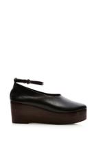 Tibi Black Jemma Flatform Shoe