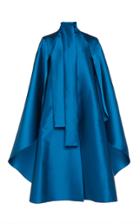 Moda Operandi Alberta Ferretti Draped Mikado Long Jacket