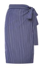 Mds Stripes Reversible Wrap Skirt
