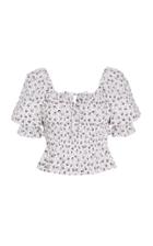 Moda Operandi Faithfull The Brand Loviana Floral-print Cotton Poplin Top