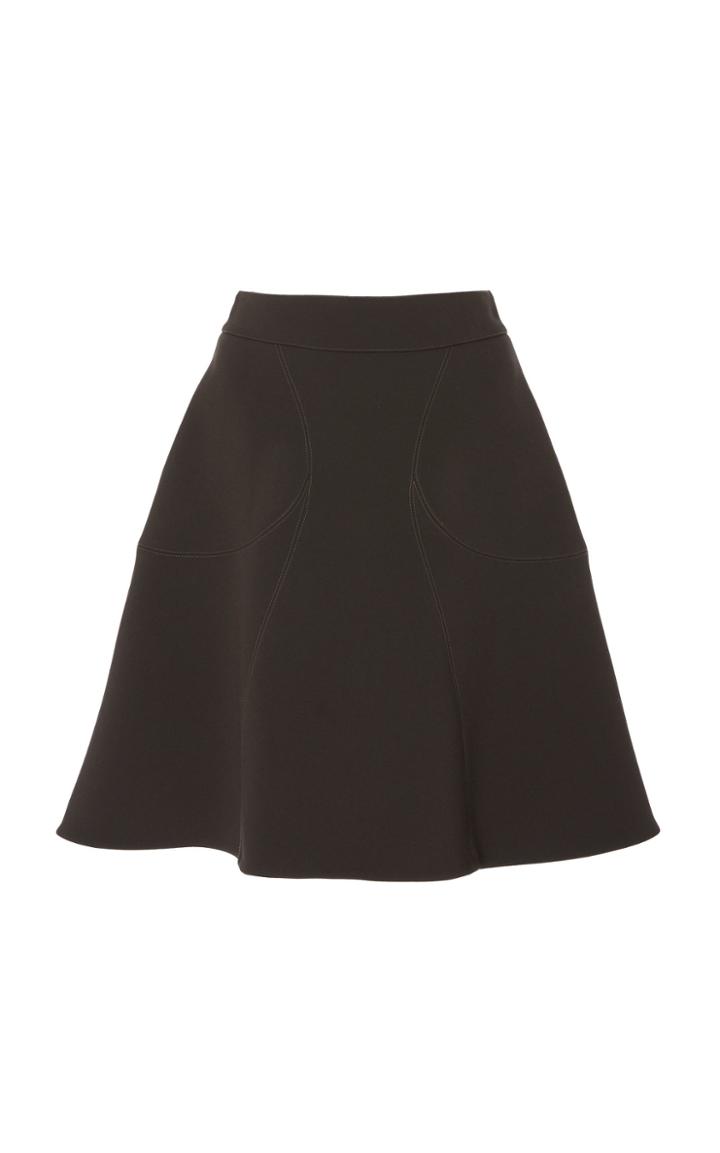 Zac Posen Espresso Mini Skirt