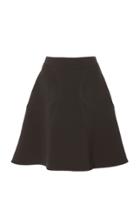 Zac Posen Espresso Mini Skirt