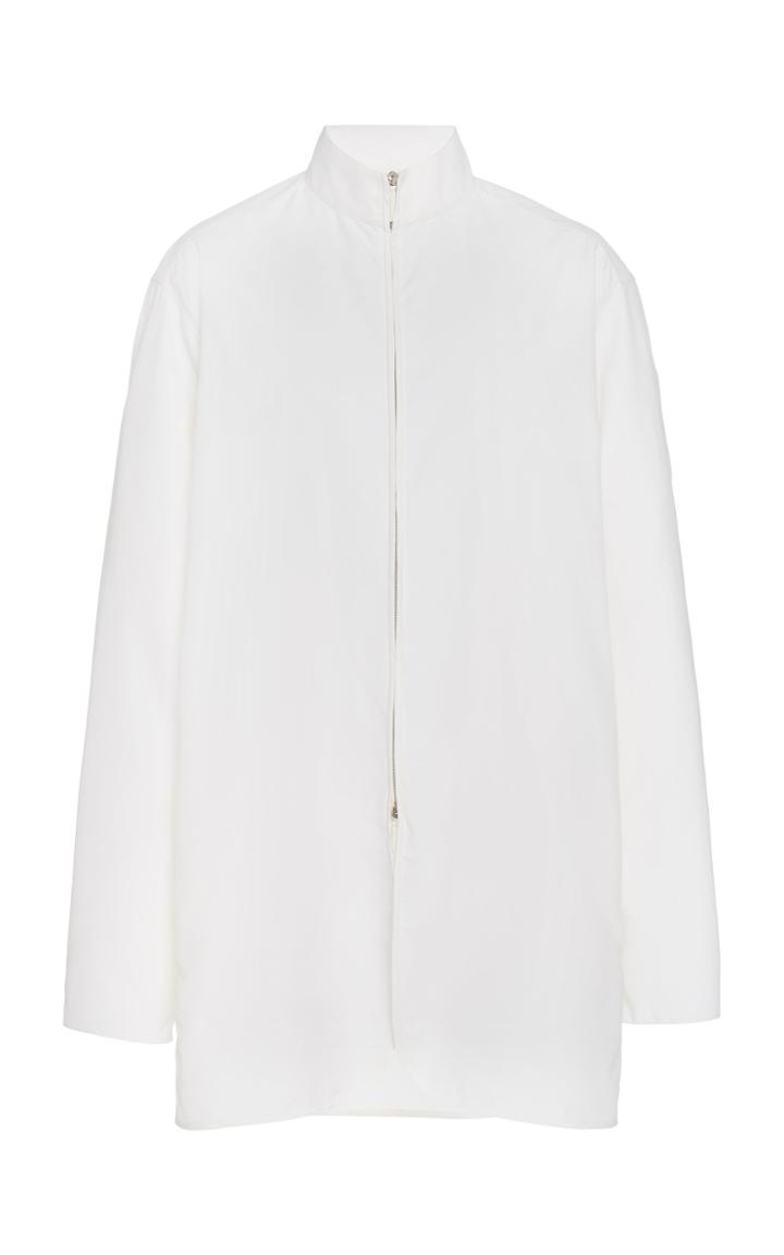 Moda Operandi The Row Zana Wool-blend Mock Neck Shirt Size: S