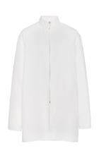 Moda Operandi The Row Zana Wool-blend Mock Neck Shirt Size: S