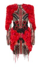 Balmain Embroidered Epaulettes Dress
