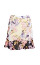 We Are Kindred Raye Spliced Crepe De Chine Mini Skirt