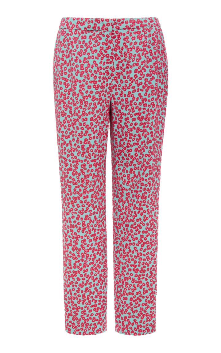 Escada Talara Floral Crop Pants