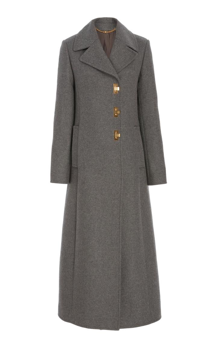 Tory Burch Collared Wool-blend Coat