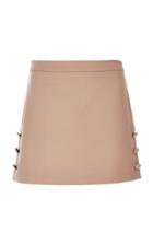 Rokh Adjustable Pleat Cady Mini Skirt