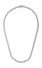 Maria Jose Jewelry Riviera 14k White Gold And Diamond Necklace