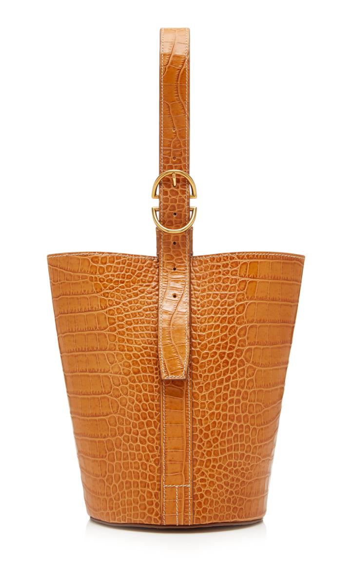 Trademark Small Embossed Classic Bucket Bag