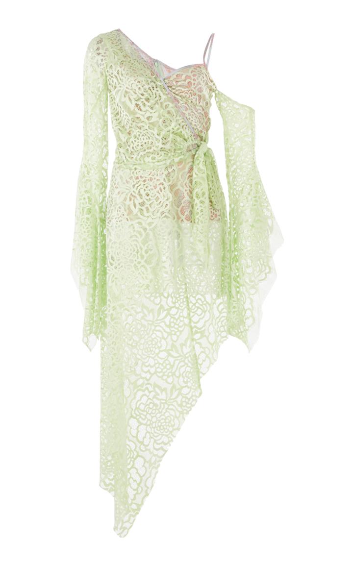 Peter Pilotto Lace Half Wrap Dress