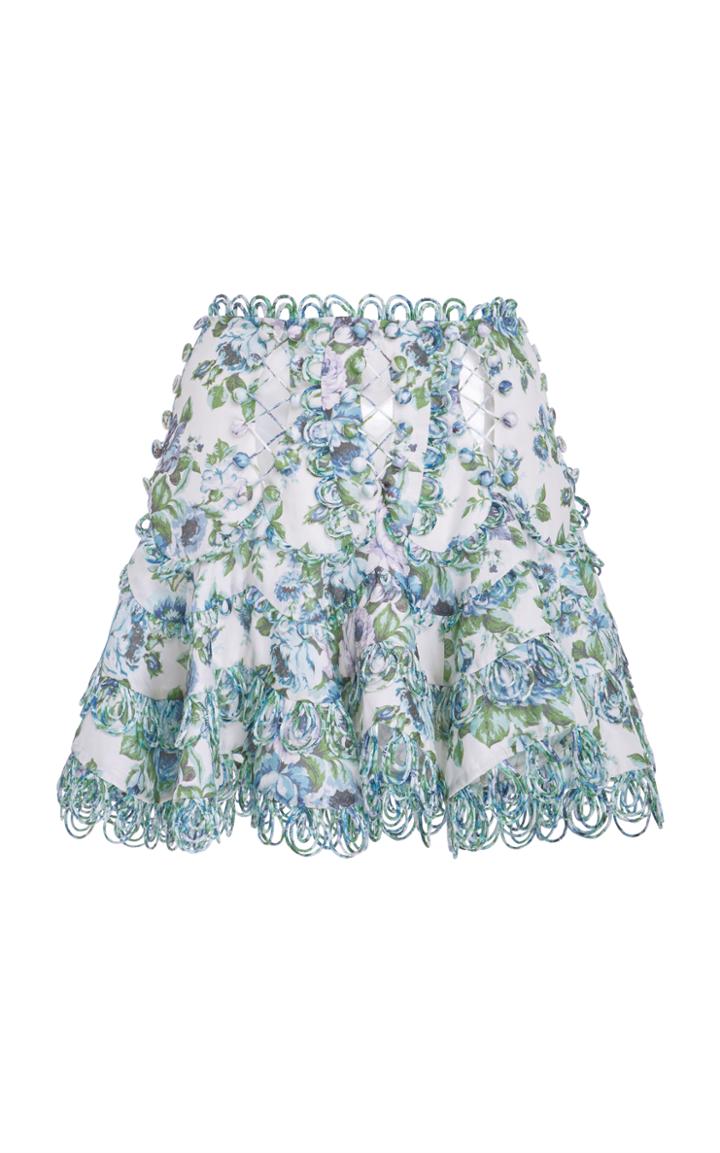 Zimmermann Breeze Laced Flip Skirt