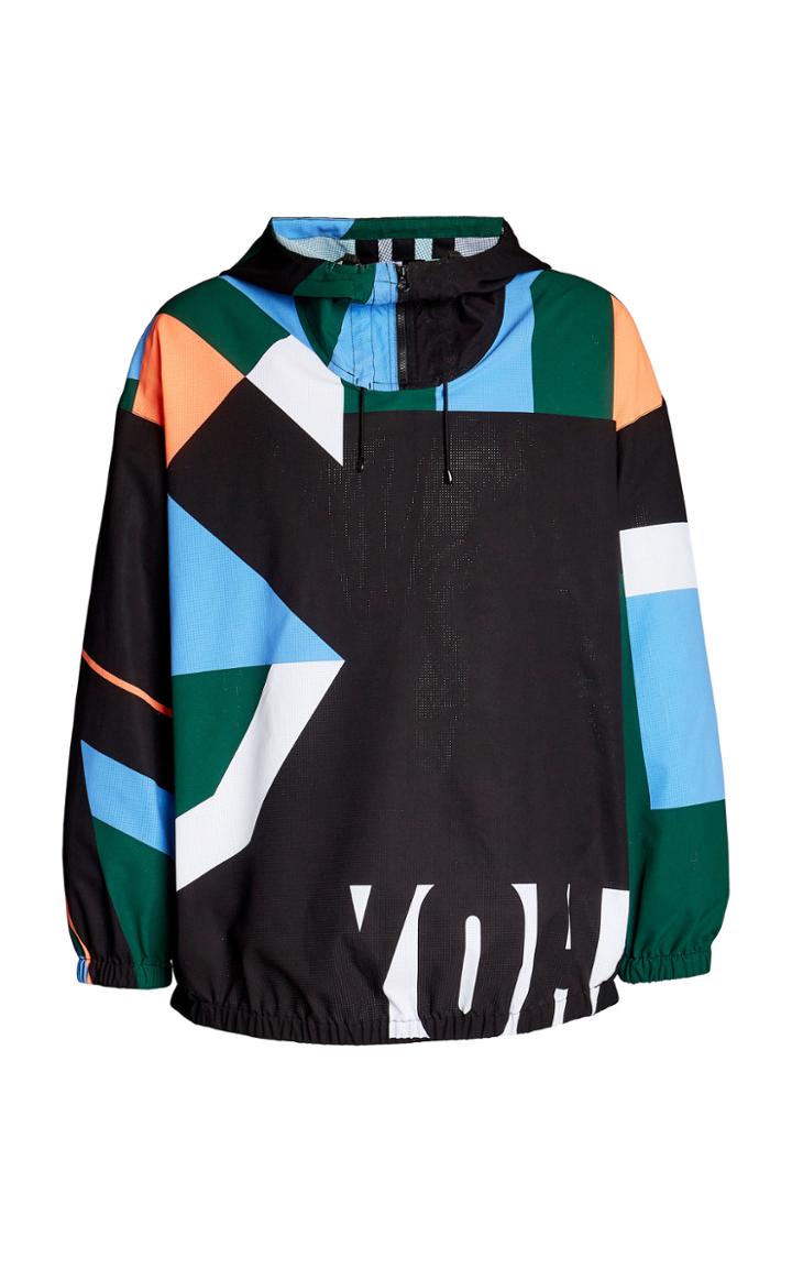 Y-3 Geometric Print Nylon Jacket
