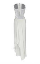Galvan Glaciar Plisse Dress