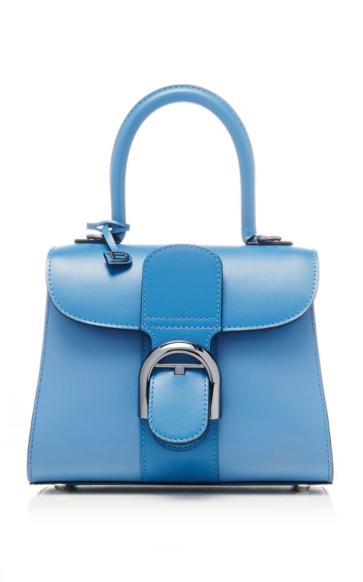 Moda Operandi Delvaux Brillant Mini S Calf Leather Top Handle Bag
