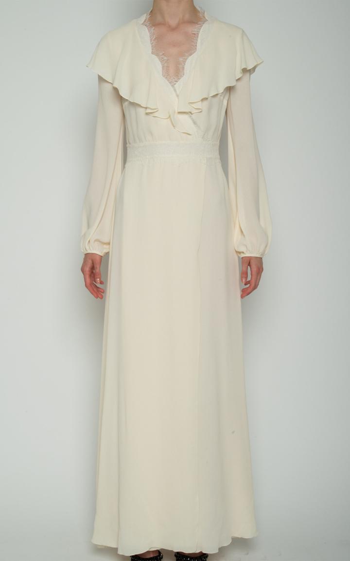 Moda Operandi Giambattista Valli Maxi-length Eyelet Trim Dress