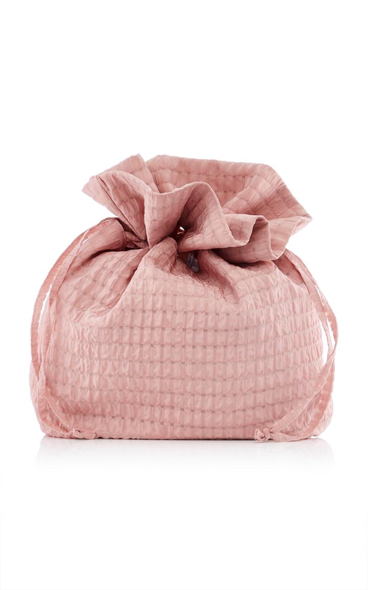 Cult Gaia Poppy Rose Quartz Bag