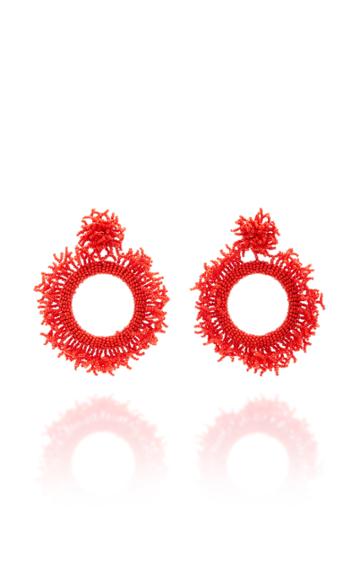 Moda Operandi Casa Chiqui Chaquira Beaded Earrings