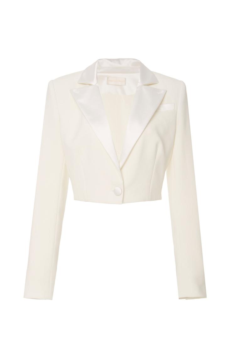 Christian Siriano Cropped Tuxedo Jacket