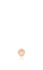 Alison Lou 14k Gold Pink Enamel And Diamond Singe Earring