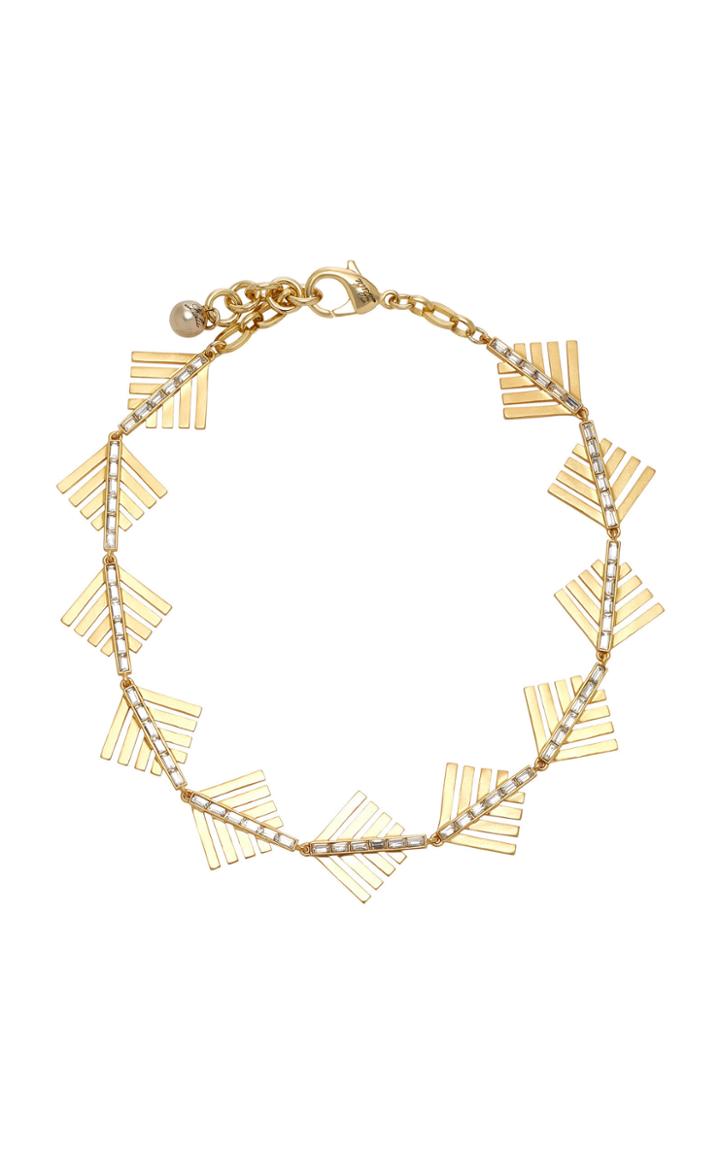 Lulu Frost Cascadia Gold-plated Crystal Necklace